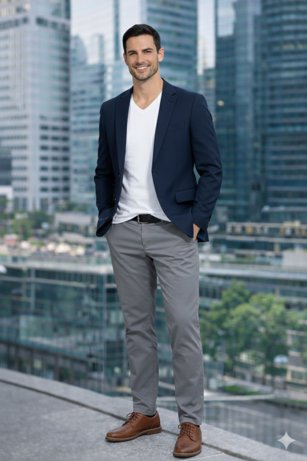 JCH POLO PIMA CUELLO V - BLANCO ÓPTICO