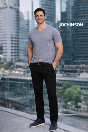 JCH POLO PIMA CUELLO V - GRIS MELANGE